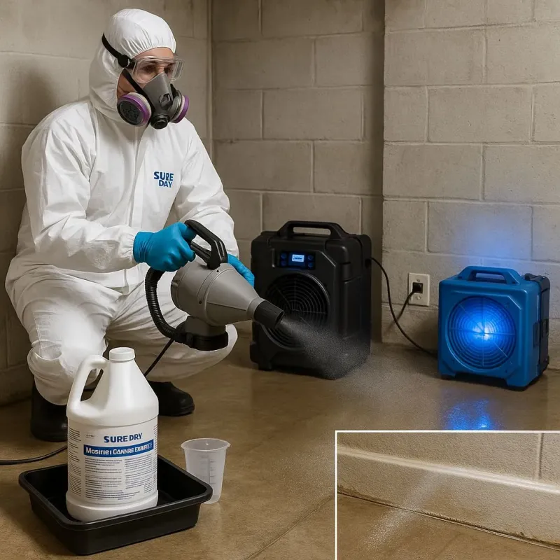 Sanitization and Odor Removal process in Rochelle, GA